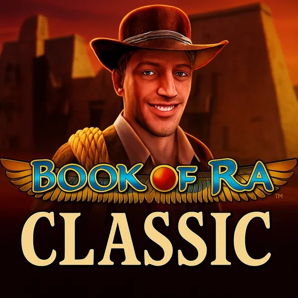 Book of Ra Classic slot visual from Novomatic available on gransinocasinoo.com