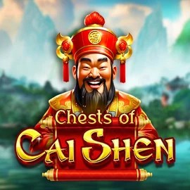 Chests of Cai Shen online game logo by Pragmatic Play on gransinocasinoo.com