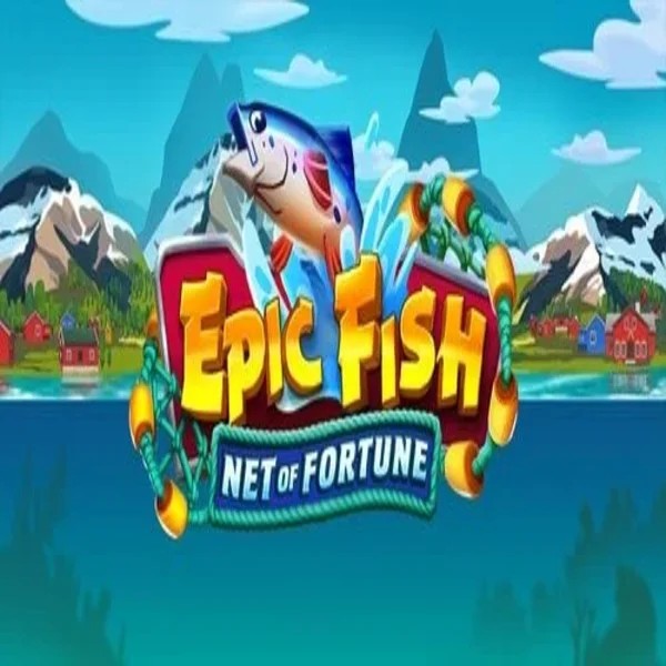Epic Fish Net of Fortune slot logo by Quickspin at Gransino Casino