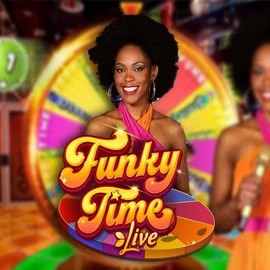 Funky Time slot logo by Evolution at Gransino Casino