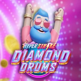 Hyper Strike Diamond Drums logo by Gameburger Studios at Gransino Casino