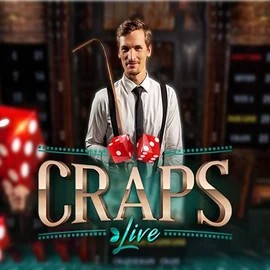 Official Live Casino logo: Live Craps by Evolution at Gransino Casino