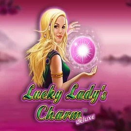 Lucky Ladys Charm Deluxe slot logo by Greentube at Gransino Casino