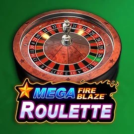Mega Fire Blaze Roulette online game logo by Playtech on gransinocasinoo.com