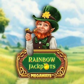 Rainbow Jackpots Megaways slot visual from Red Tiger Gaming available on gransinocasinoo.com