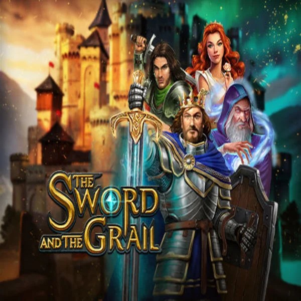 The Sword and the Grail online game logo by Play'n GO on gransinocasinoo.com