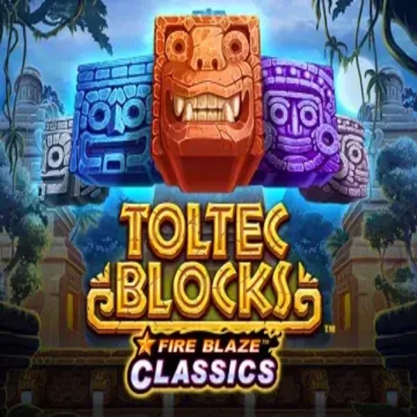 Fire Blaze: Toltec Blocks slot visual from Rarestone Gaming available on gransinocasinoo.com