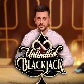 Unlimited Blackjack slot visual from Ezugi available on gransinocasinoo.com